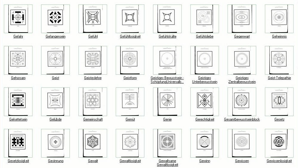 Symbole der Geisteslehre - Symbols of the Spiritual Teaching 6