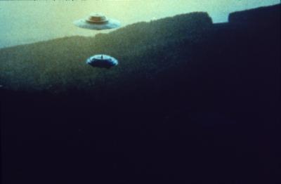 Billy Meier photo - From inside UFO